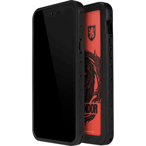 Wizarding Worlds Harry Potter Gryffindor Illustration iPhone 15 Plus Waterproof Case